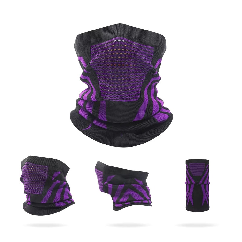 AllWeather Windproof Winter Neck Warmer Gaiter And Balaclava One Size For Ski Snowboard Motorcycle 3