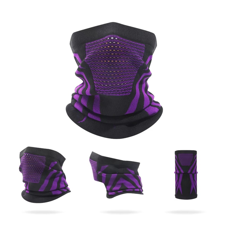 AllWeather Windproof Winter Neck Warmer Gaiter And Balaclava One Size For Ski Snowboard Motorcycle 3