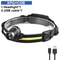 Powerful LED Headlamp With XPE Plus COB 7 Modes Motion Sensor 18650 Rechargeable For Fishing And Hu 7