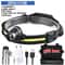 Powerful LED Headlamp With XPE Plus COB 7 Modes Motion Sensor 18650 Rechargeable For Fishing And Hu 8