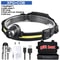 Powerful LED Headlamp With XPE Plus COB 7 Modes Motion Sensor 18650 Rechargeable For Fishing And Hu 8