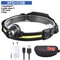 Powerful LED Headlamp With XPE Plus COB 7 Modes Motion Sensor 18650 Rechargeable For Fishing And Hu 10