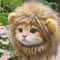Cute Funny Pet Costume Lion Mane Wig Hat With Ears For Cats And Small Dogs 0