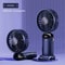 Handheld Mini Foldable Portable Fan With Neck Hanging Strap 5Speed USB Rechargeable And Phone Stand 9
