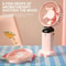 Handheld Mini Foldable Portable Fan With Neck Hanging Strap 5Speed USB Rechargeable And Phone Stand 4