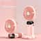 Handheld Mini Foldable Portable Fan With Neck Hanging Strap 5Speed USB Rechargeable And Phone Stand 10