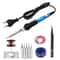 60W80W Digital Temperature Adjustable Electric Soldering Iron Kit With Tips 9