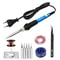 60W80W Digital Temperature Adjustable Electric Soldering Iron Kit With Tips 9