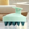 Silicone Scalp Massager Shampoo Brush With Ergonomic Handle For Deep Clean Exfoliation And Relaxing 2
