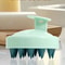 Silicone Scalp Massager Shampoo Brush With Ergonomic Handle For Deep Clean Exfoliation And Relaxing 10