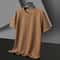 Summer Waffle Knit Short Sleeve TShirt For Men 11