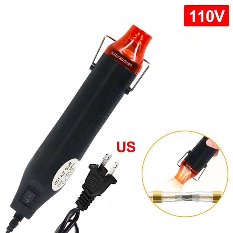 Mini Hot Air Gun 220110V Electric Heat Blower DIY Soldering Tool With Stand For Crafts Shrink Wrapp 6