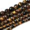 Natural Tiger Eye Stone Beads 468101214mm Brown Smooth Beads For Jewelry Making 4