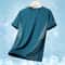 Mens Ice Silk QuickDry Reflective Running TShirt Breathable Fitness Top Up To 5XL 12