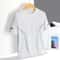 Mens Ice Silk QuickDry Reflective Running TShirt Breathable Fitness Top Up To 5XL 18