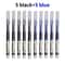 10Pc HighQuality Needle Tip Gel Pens Set Liquid Ballpoint For School Office Writing 11