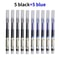 10Pc HighQuality Needle Tip Gel Pens Set Liquid Ballpoint For School Office Writing 11