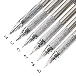 professional full metal mechanical pencil set for drawing, drafting, and writing