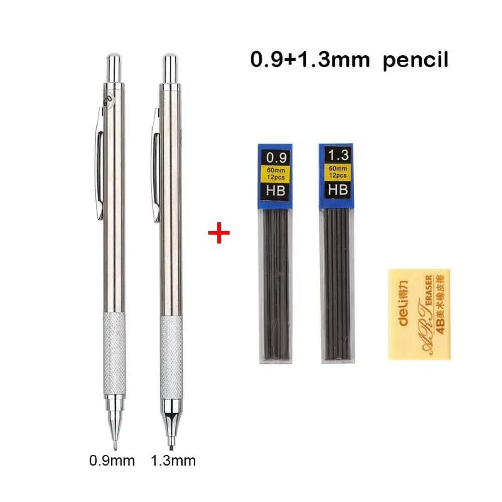Professional Full Metal Mechanical Pencil Set For Drawing Drafting And Writing 15