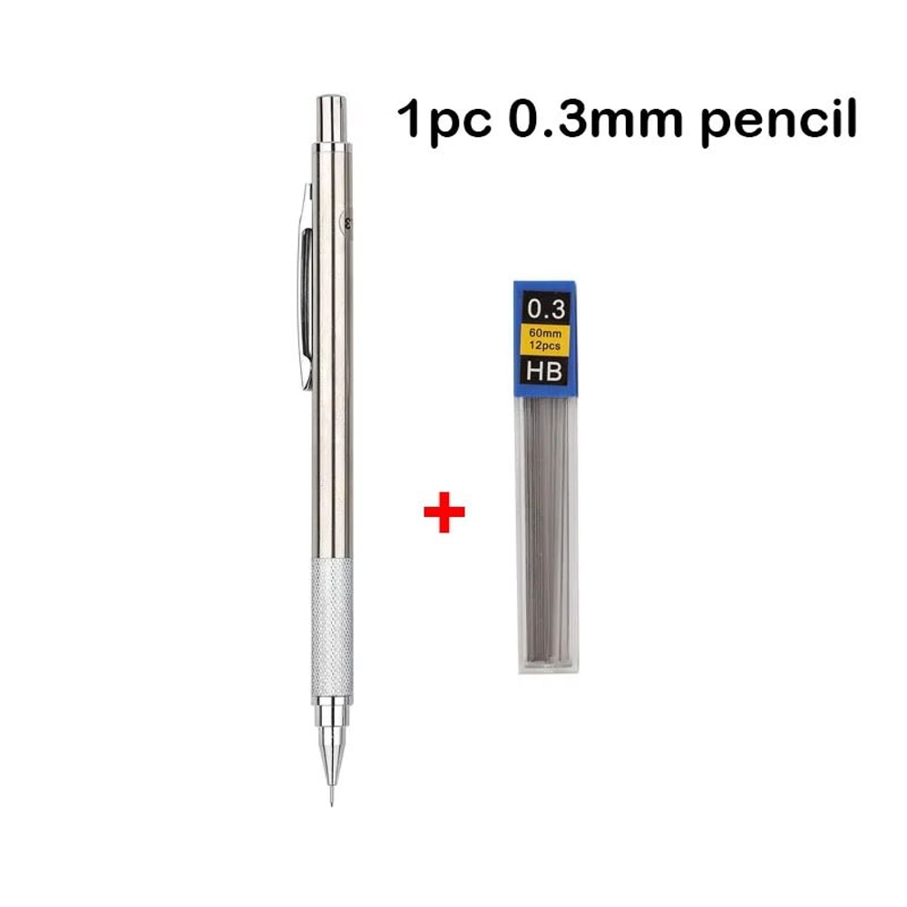 Professional Full Metal Mechanical Pencil Set For Drawing Drafting And Writing 6
