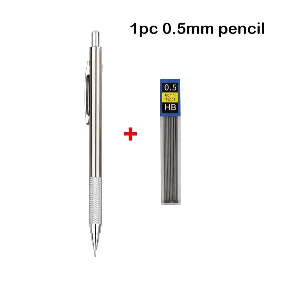 Professional Full Metal Mechanical Pencil Set For Drawing Drafting And Writing 7