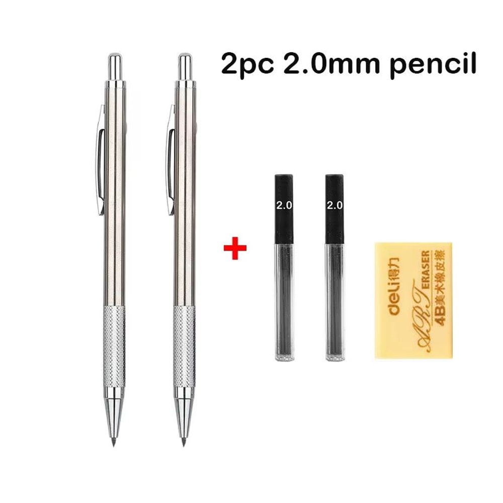 Professional Full Metal Mechanical Pencil Set For Drawing Drafting And Writing 24