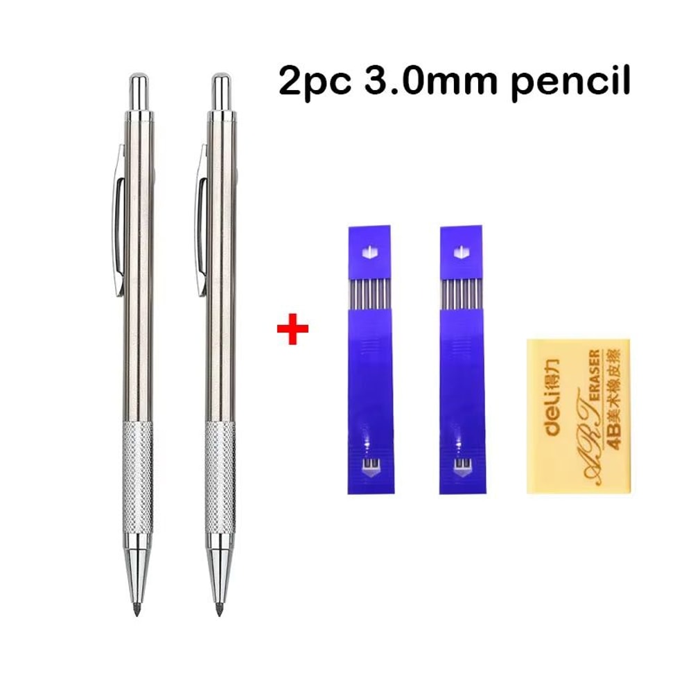Professional Full Metal Mechanical Pencil Set For Drawing Drafting And Writing 25