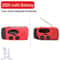 2000mAh Solar Emergency Radio Flashlight For Camping And Power Outages 6