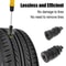 Universal Tire Repair Kit With Plug Strips Reamer And Insertion Tools For Roadside Punctures 5