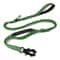 Heavy Duty Tactical Bungee Dog Leash With Reflective Stitching And Car Seatbelt Clip For Large Dogs 7
