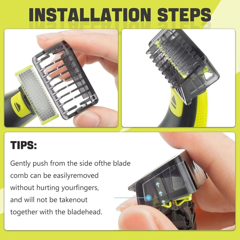 KVIFO Philips OneBlade Guide Comb Guards Set For Beard Trimming Compatible With QP2520 QP2530 QP262 2