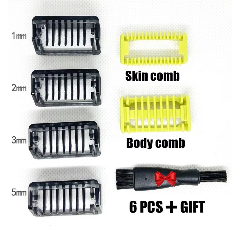 KVIFO Philips OneBlade Guide Comb Guards Set For Beard Trimming Compatible With QP2520 QP2530 QP262 6
