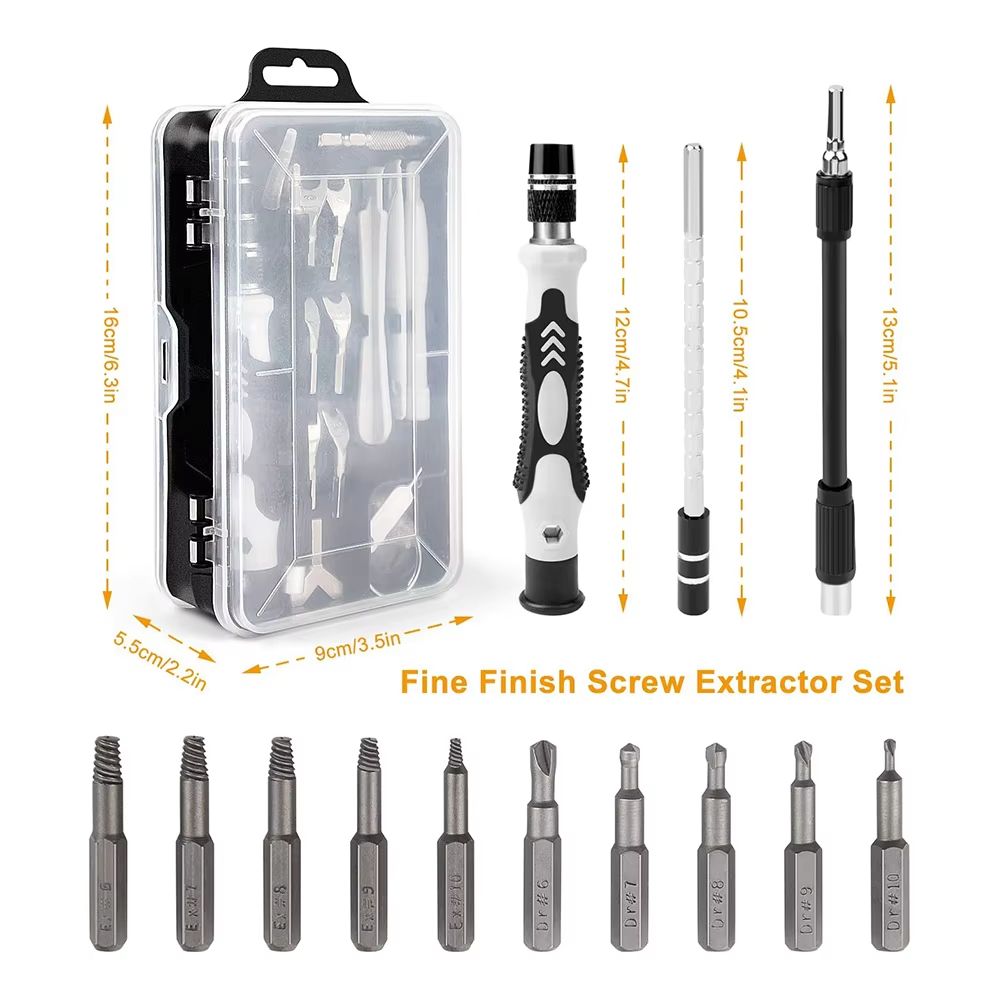 140in1 Precision Screwdriver Set Magnetic Bit Kit For Phone PC And Small Electronics Repair 2
