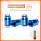 2Piece Bicycle Valve Caps CNC Aluminum Dustproof Covers For Presta And Schrader 20