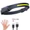 230 Wide Beam USB Rechargeable LED Headlamp With Motion Sensor 7