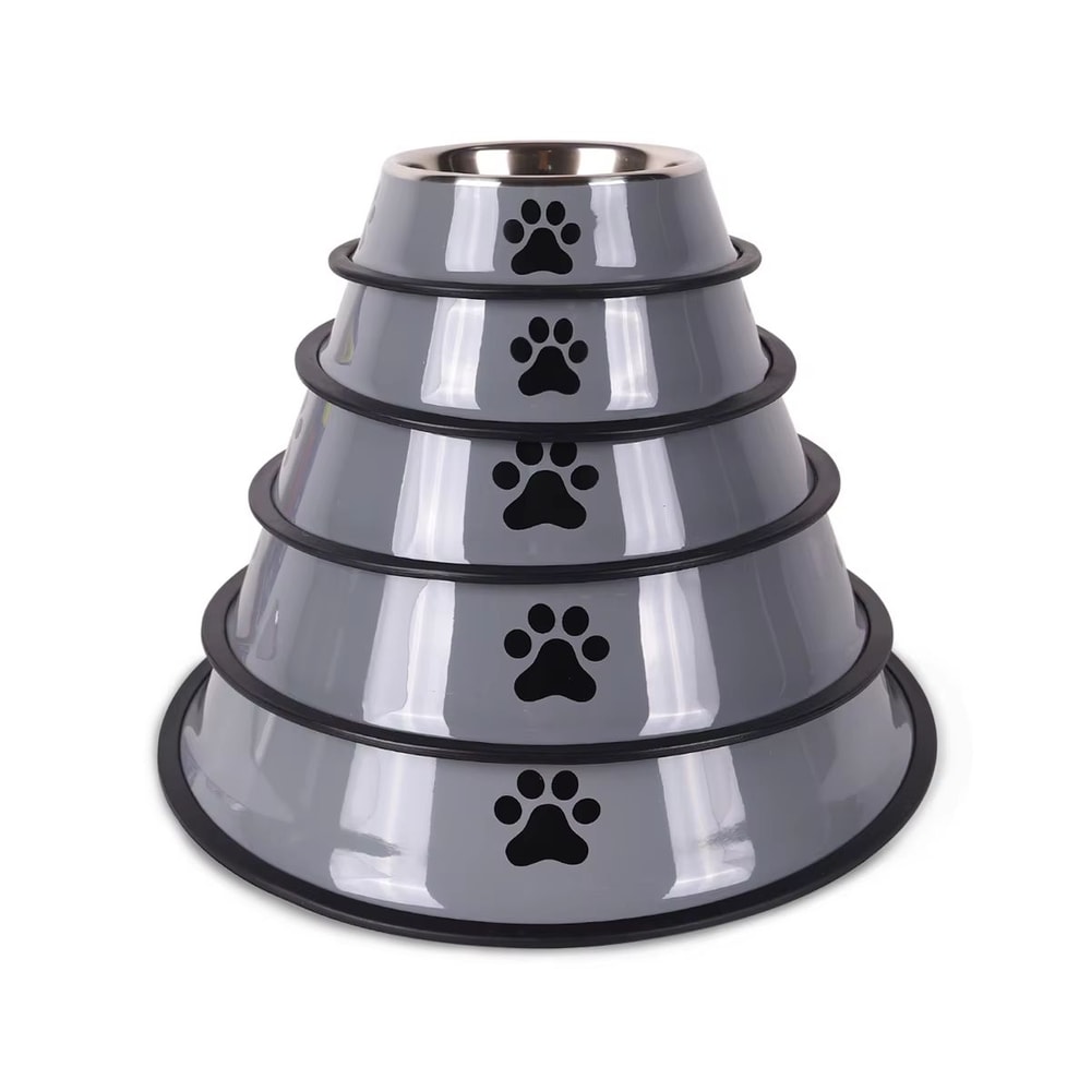 Stainless Steel Pet Bowl For Dog And Cat Feeding 3