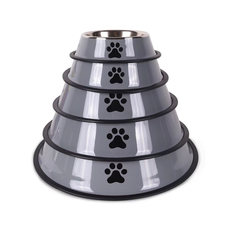 Stainless Steel Pet Bowl For Dog And Cat Feeding 3