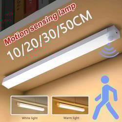 usb rechargeable motion sensor led night light for cabinet wardrobe stair kitchen