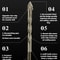 HighPerformance FourEdged Serrated Eccentric Tile Drill Bit For Ceramic Glass Marble Concrete Stain 3
