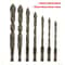 HighPerformance FourEdged Serrated Eccentric Tile Drill Bit For Ceramic Glass Marble Concrete Stain 9