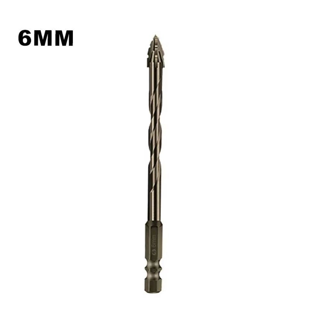 HighPerformance FourEdged Serrated Eccentric Tile Drill Bit For Ceramic Glass Marble Concrete Stain 6