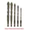 HighPerformance FourEdged Serrated Eccentric Tile Drill Bit For Ceramic Glass Marble Concrete Stain 7