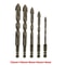 HighPerformance FourEdged Serrated Eccentric Tile Drill Bit For Ceramic Glass Marble Concrete Stain 7