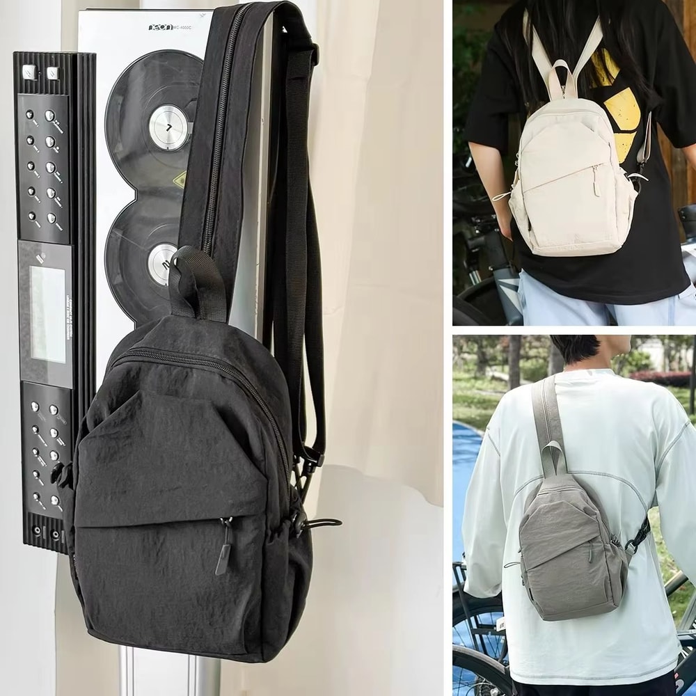 Lightweight Crossbody Chest Bag With Tablet Pocket For Sports Travel 11