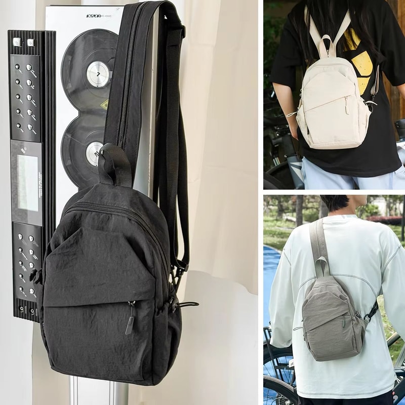 Lightweight Crossbody Chest Bag With Tablet Pocket For Sports Travel 16