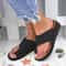 Womens Flat Sole Orthopedic Bunion Friendly Slippers Casual Soft Big Toe Support Sandals 7