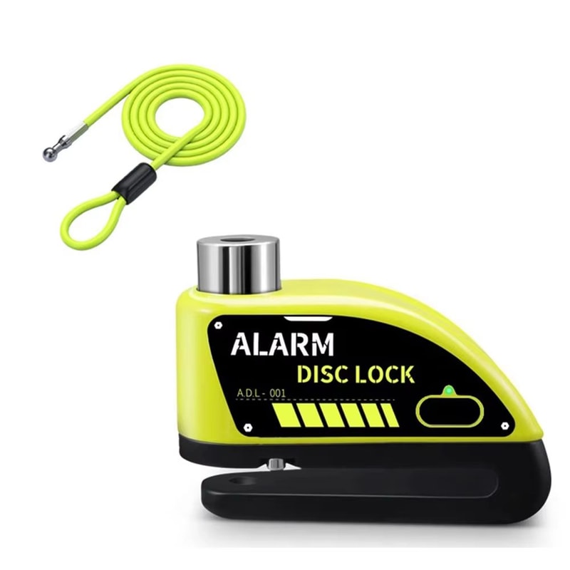 Anti Theft Motorcycle Disc Brake Lock With 120dB Alarm Waterproof Security 14