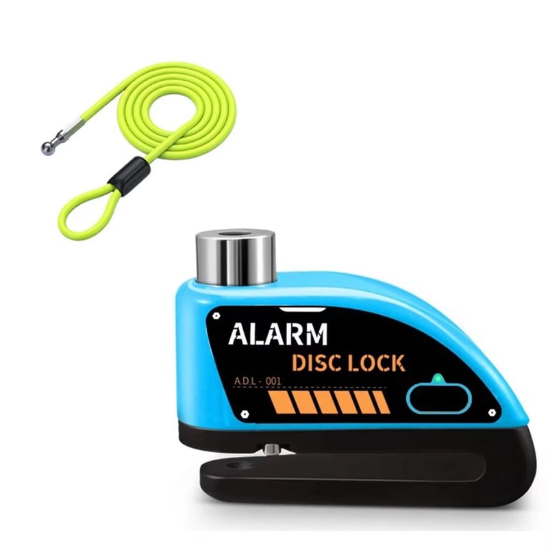 Anti Theft Motorcycle Disc Brake Lock With 120dB Alarm Waterproof Security 17
