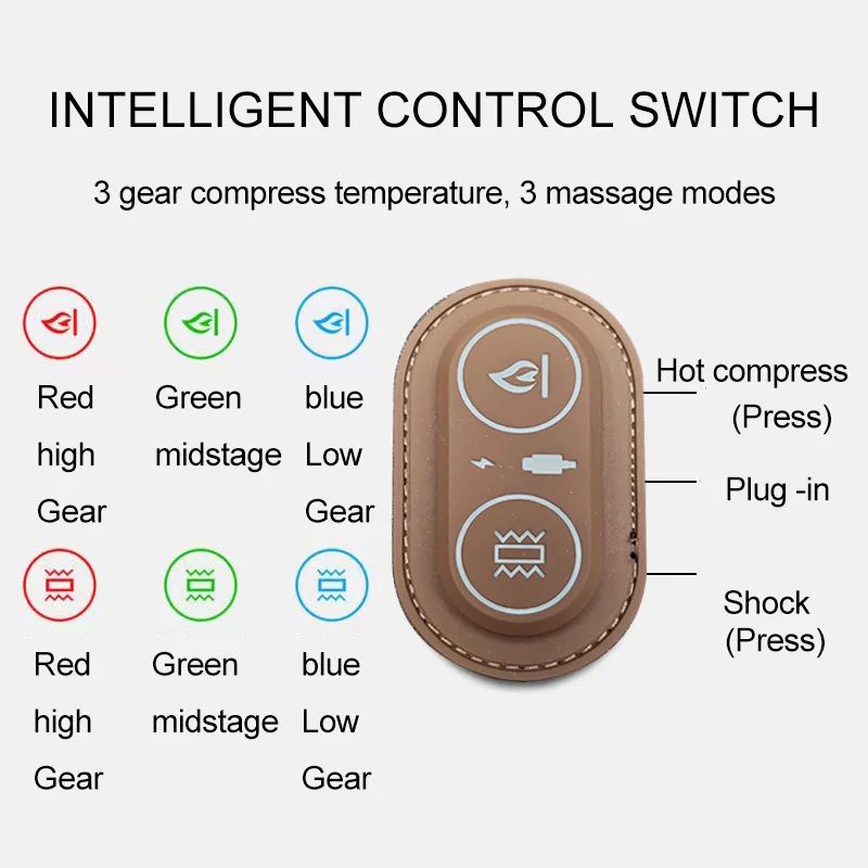 Electric Heated Waist Support Sleep Pad With Vibration Massage For Pain Relief And Sleep Comfort 5