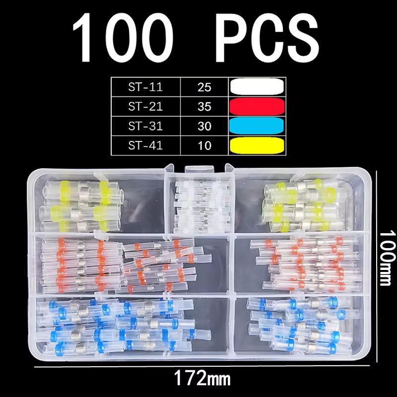 Waterproof Heat Shrink Solder Connector Terminals For Electrical Wiring 18